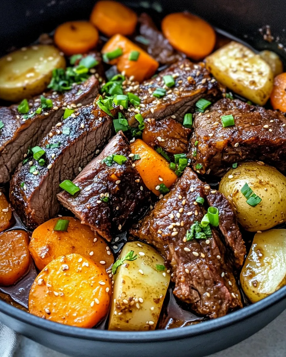 Classic Korean Style Pot Roast dish photo