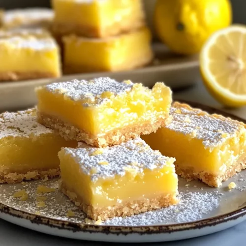 Homemade Lemon Glaze Shortbread Bars recipe photo