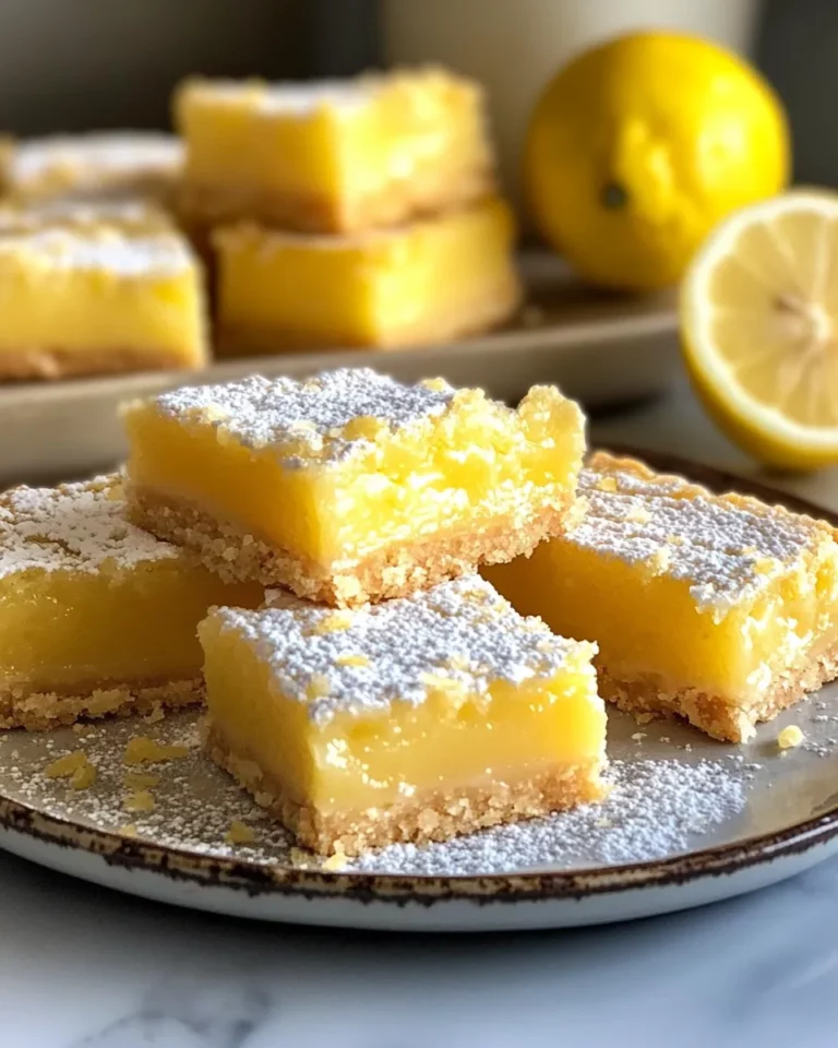 Homemade Lemon Glaze Shortbread Bars recipe photo