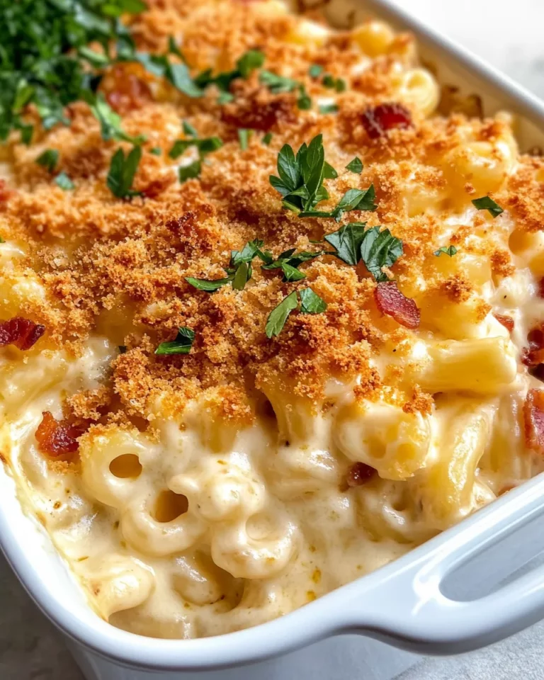Homemade Loaded Mac and Cheese Bake recipe photo