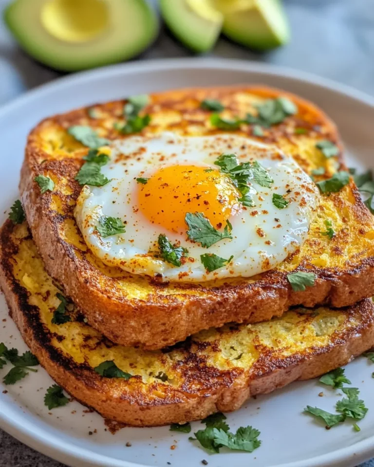 Homemade Masala French Toast with Turmeric & Chili recipe photo