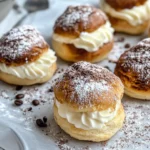 Homemade Mocha Cream Puffs photo