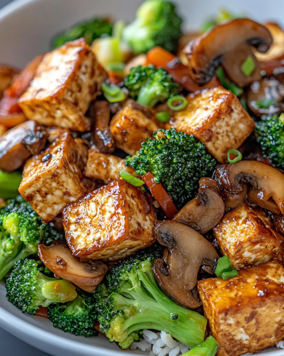Easy Mushroom and Tofu Stir-Fry recipe photo
