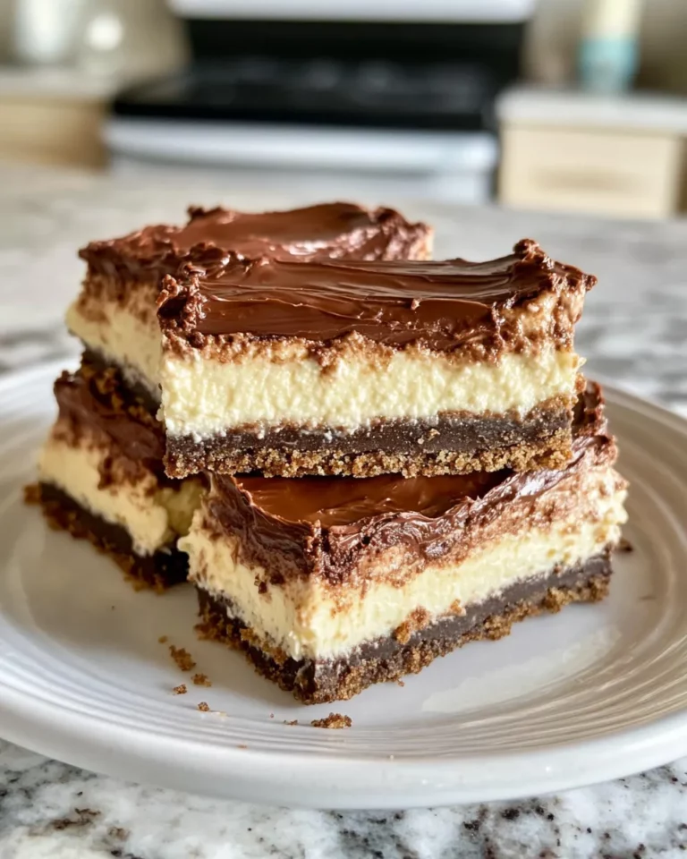 Homemade Nutella Swirl Cheesecake Bars photo