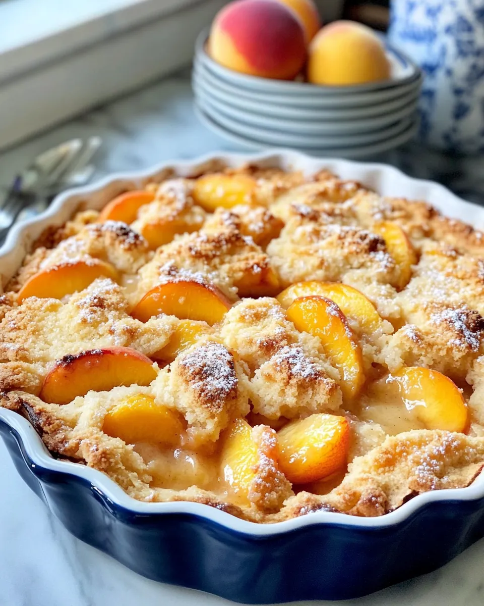Classic Peach Cobbler image