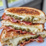 Homemade Pesto Grilled Cheese photo