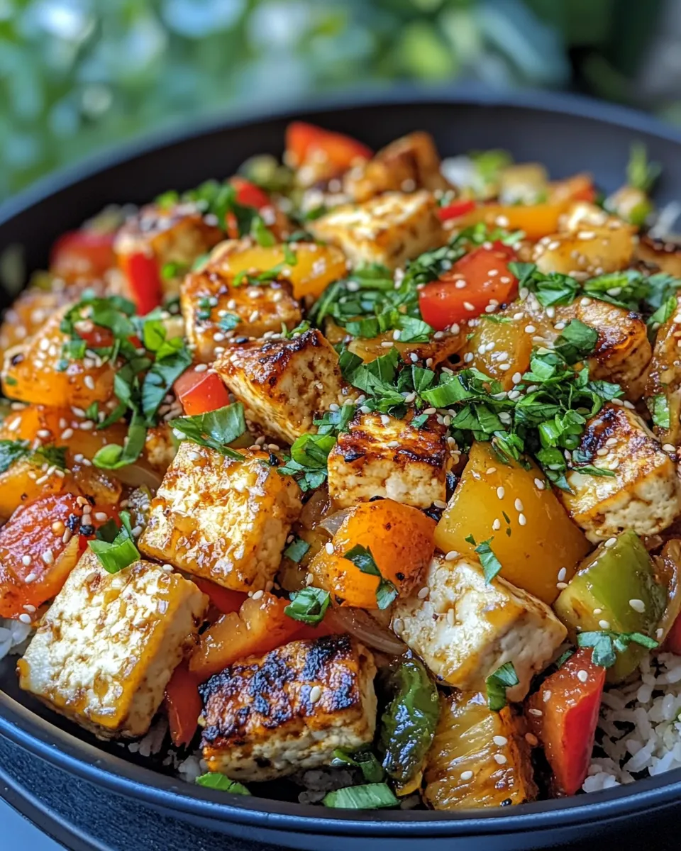 Easy Pineapple Tofu recipe photo