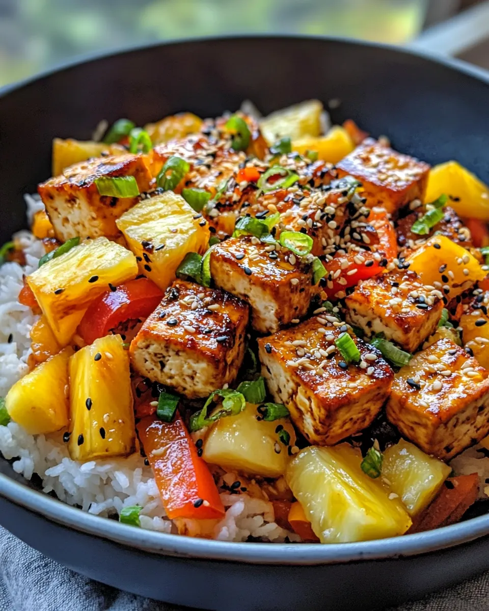 Delicious Pineapple Tofu dish photo