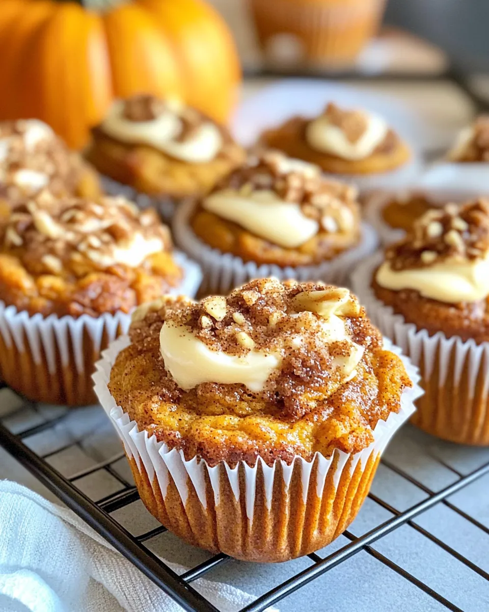 Delicious Pumpkin Cinnamon Roll Muffins dish photo