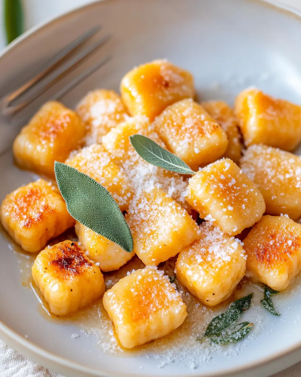 Delicious Pumpkin Gnocchi plate image