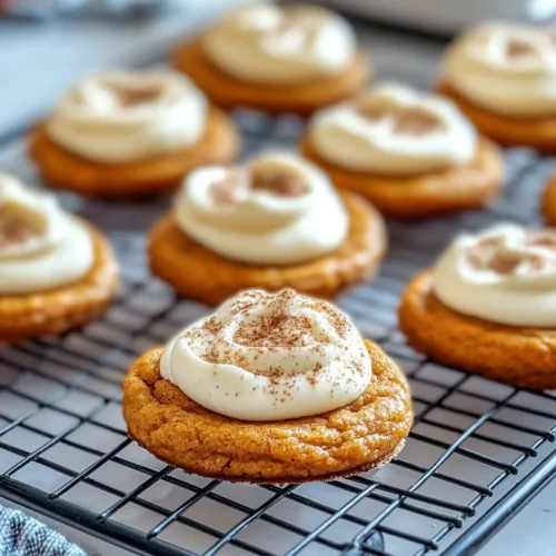 Homemade Pumpkin Sugar Cookies with Cream Cheese Frosting photo