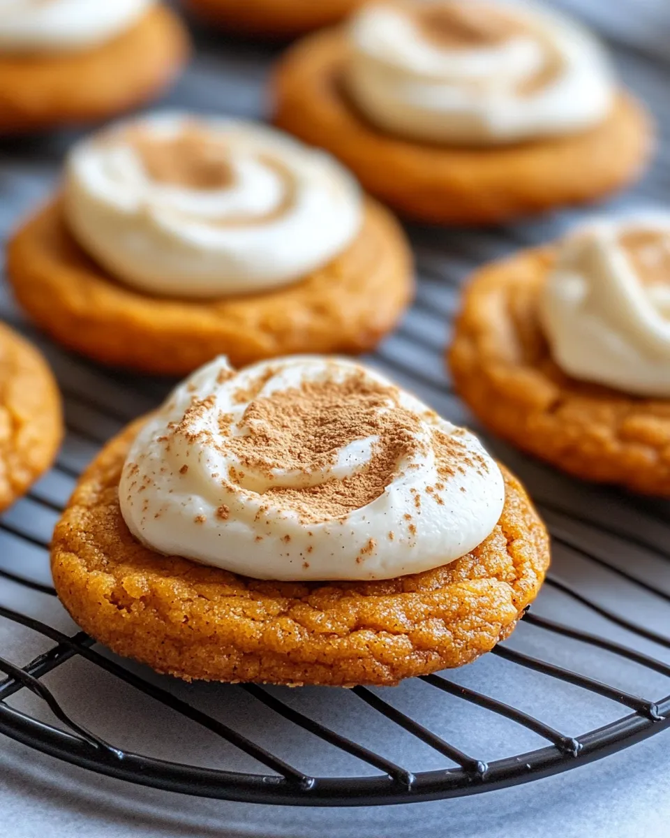 Easy Pumpkin Sugar Cookies with Cream Cheese Frosting recipe photo