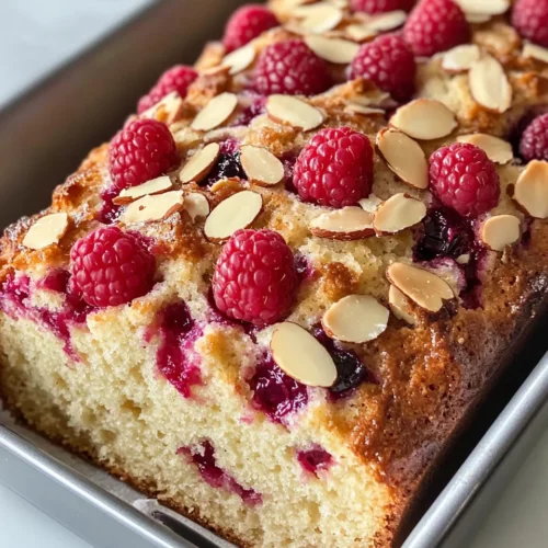 Homemade Raspberry Almond Sweet Bread photo
