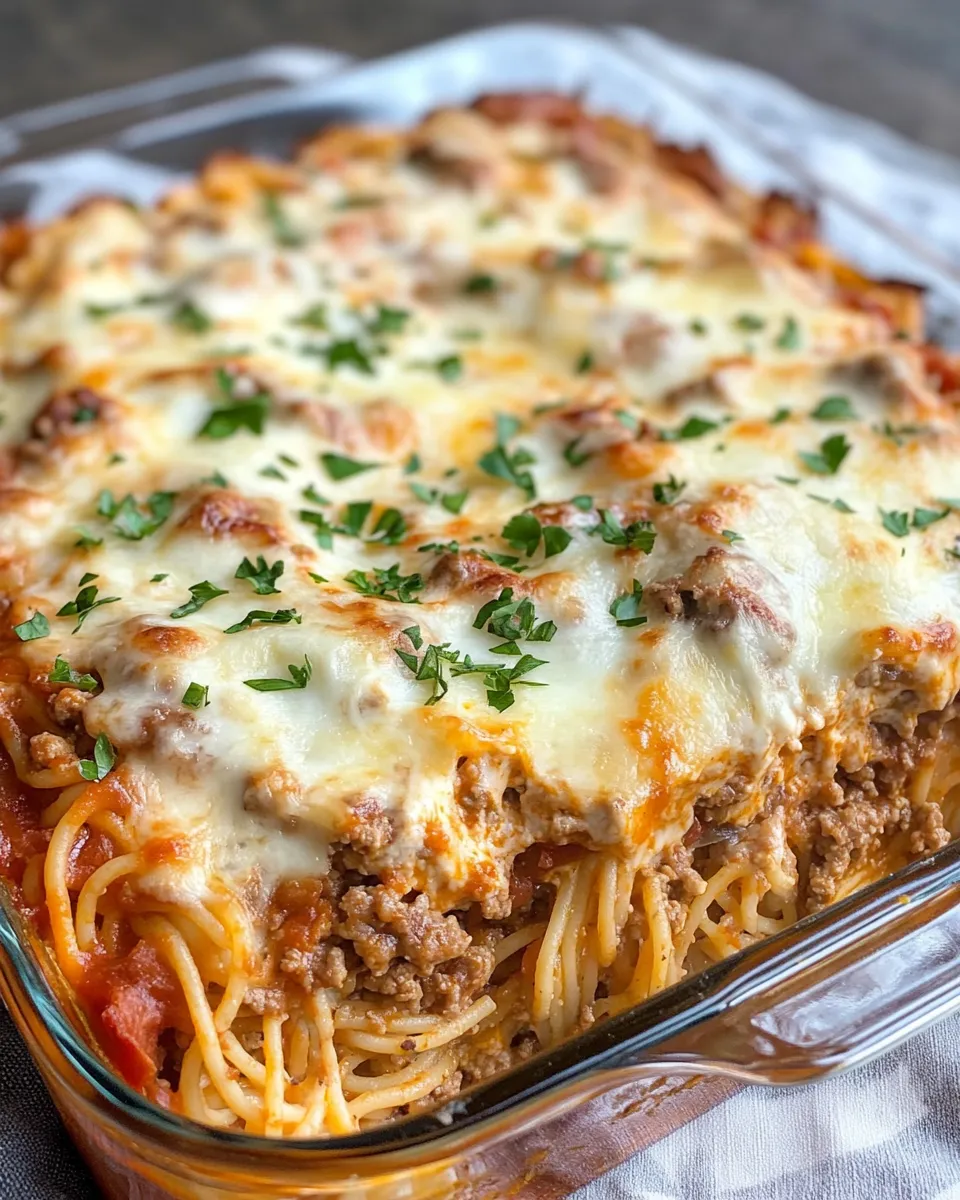 Classic Spaghetti Pie Casserole image