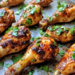 Homemade Spiced Apple Glazed Chicken Drumsticks recipe photo