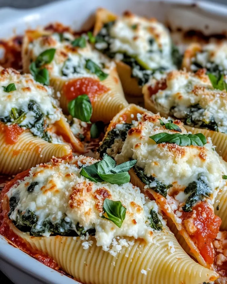Homemade Spinach and Ricotta Stuffed Shells recipe photo