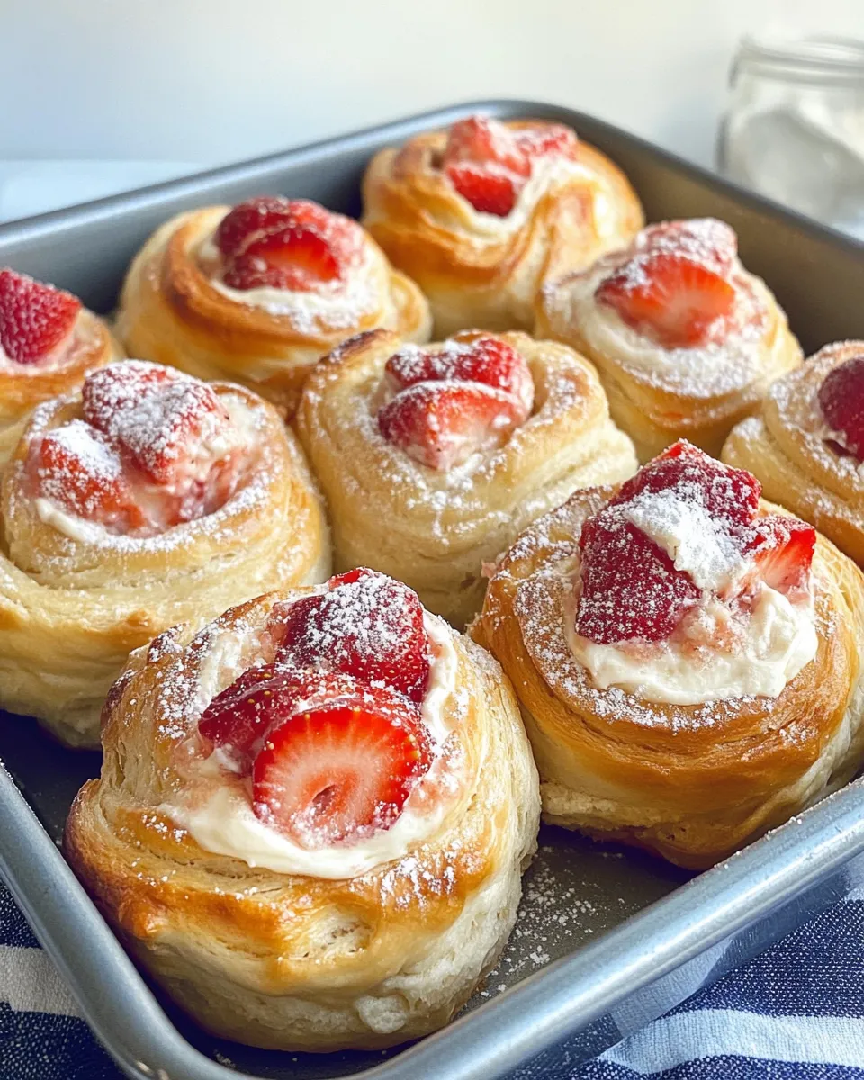 Delicious Strawberry Cheesecake Cinnabon Rolls picture