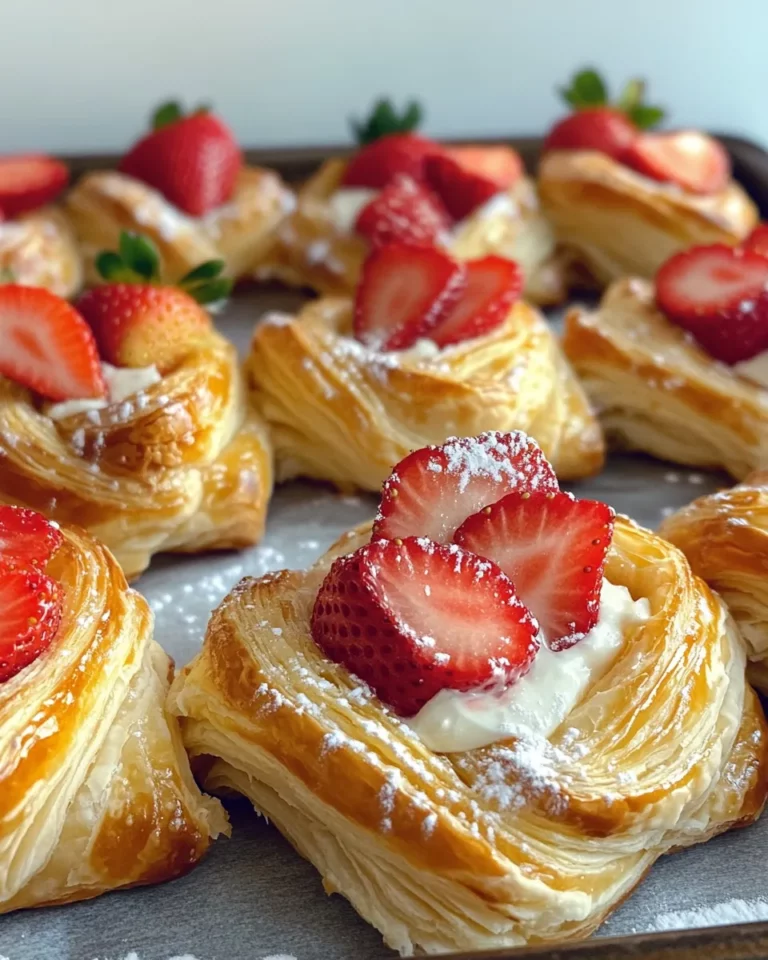 Homemade Strawberry Cream Cheese Danish Braids photo