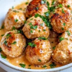 Homemade Turkey Meatballs in Pumpkin Sage Sauce recipe photo