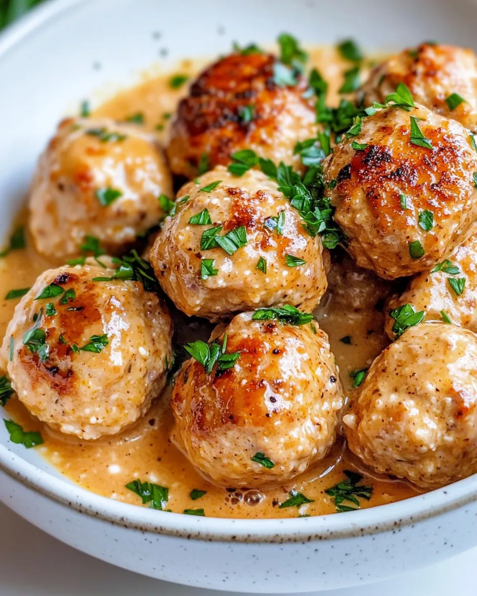 Homemade Turkey Meatballs in Pumpkin Sage Sauce recipe photo