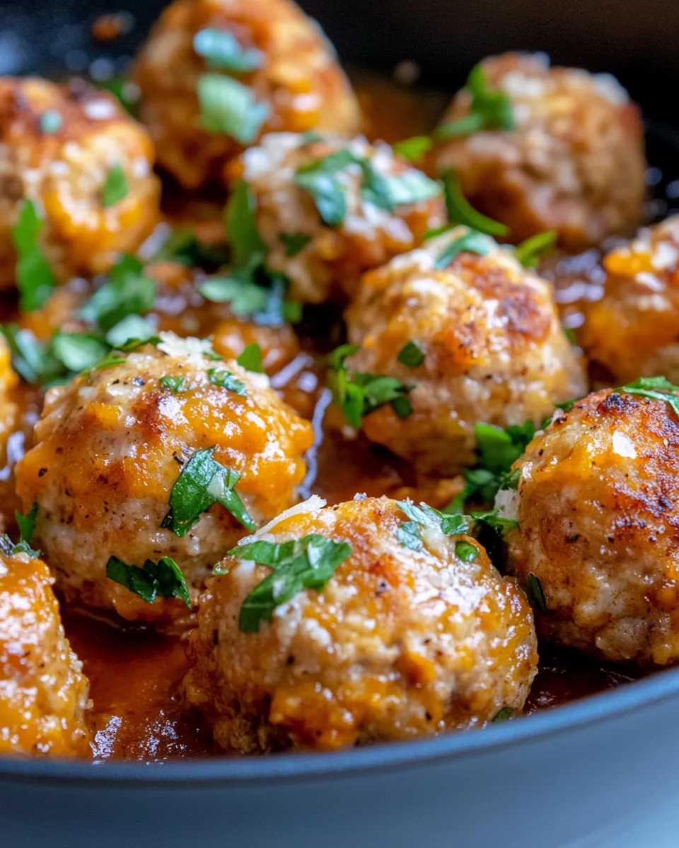 Classic Turkey Meatballs in Pumpkin Sage Sauce dish photo