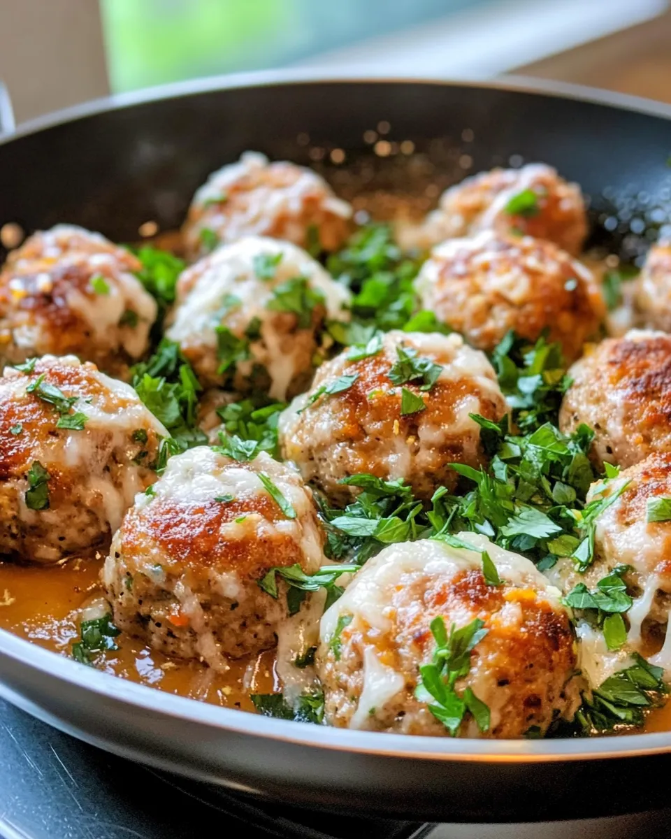 Delicious Turkey Meatballs in Pumpkin Sage Sauce plate image