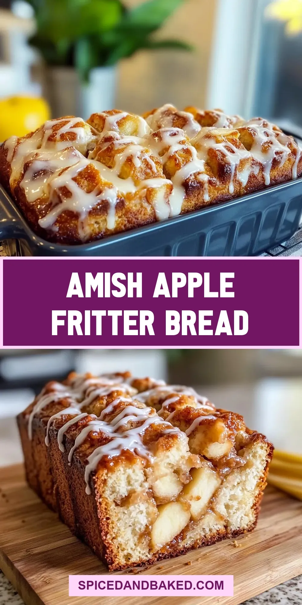 Amish Apple Fritter Bread (Quick & Delicious)