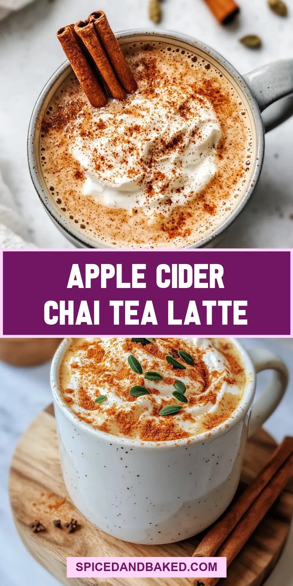 Amazing Apple Cider Chai Tea Latte