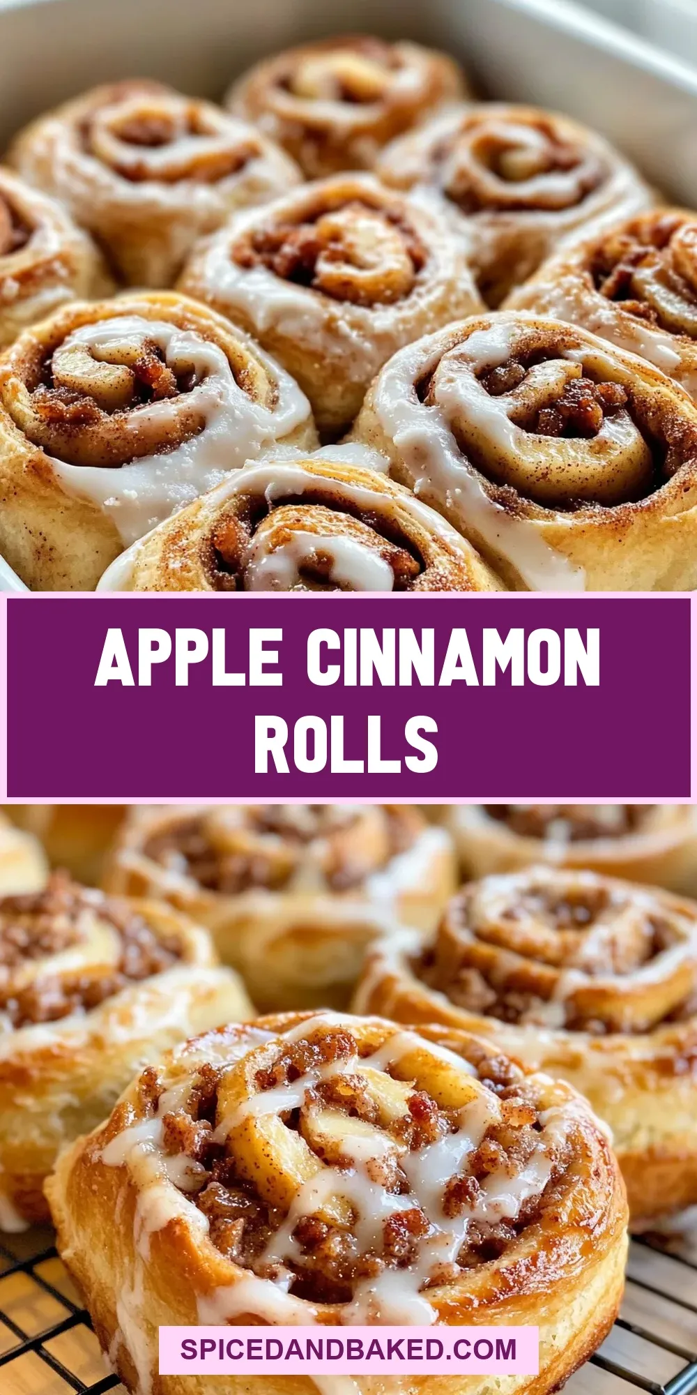 The Best Apple Cinnamon Rolls Ever