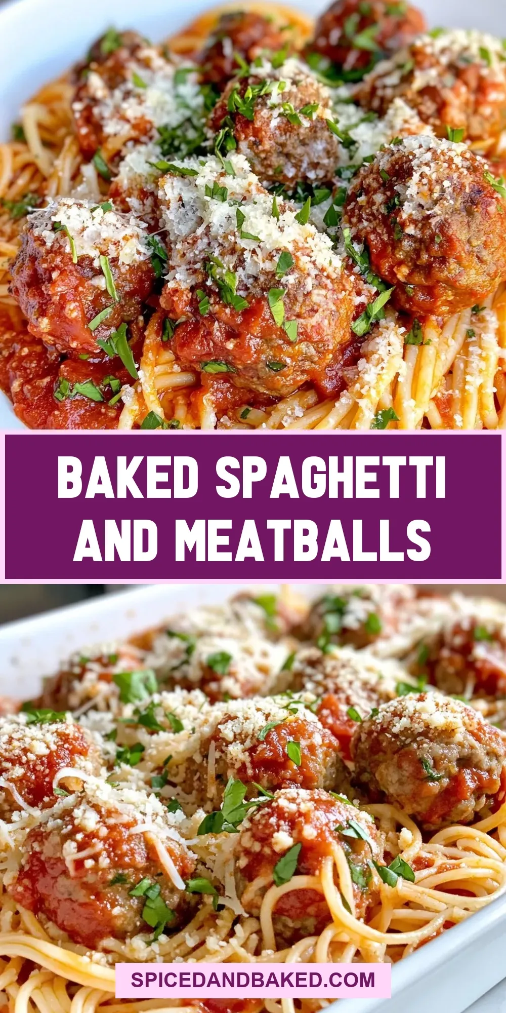 The Best Baked Spaghetti And Meatballs Ever