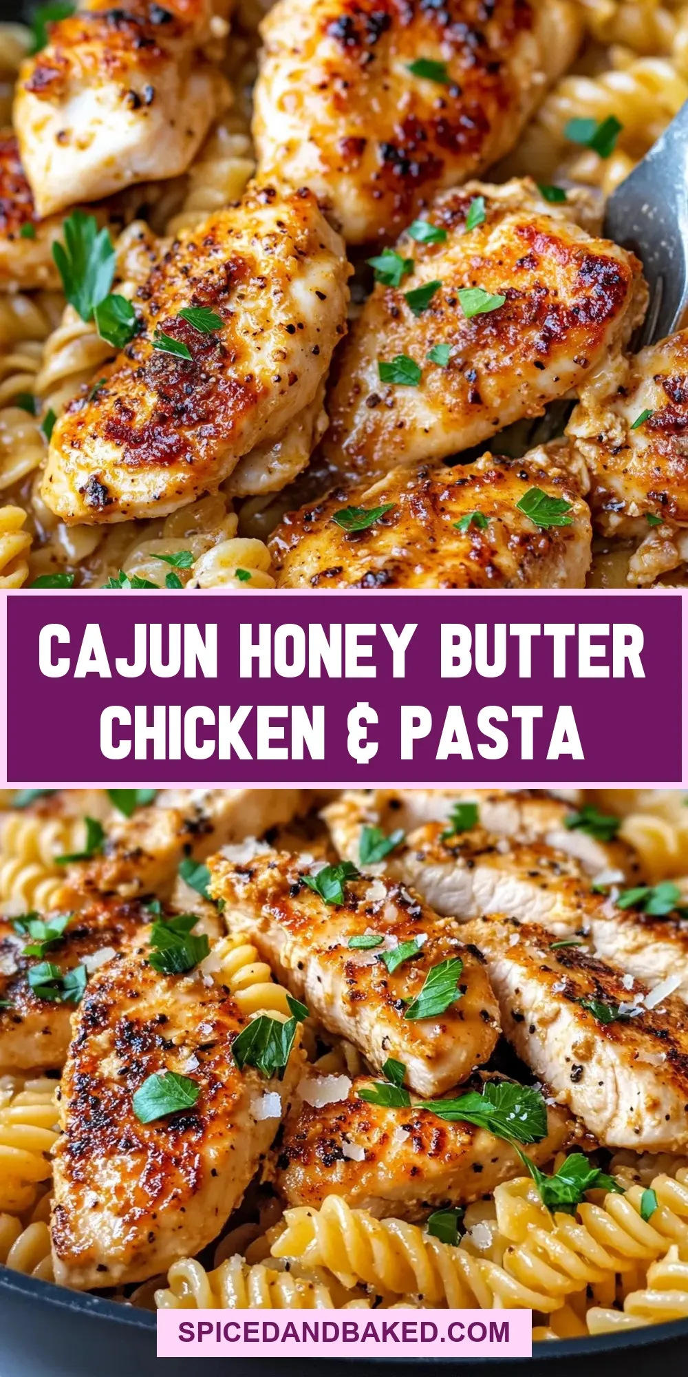 How To Make Fresh Cajun Honey Butter Chicken & Pasta