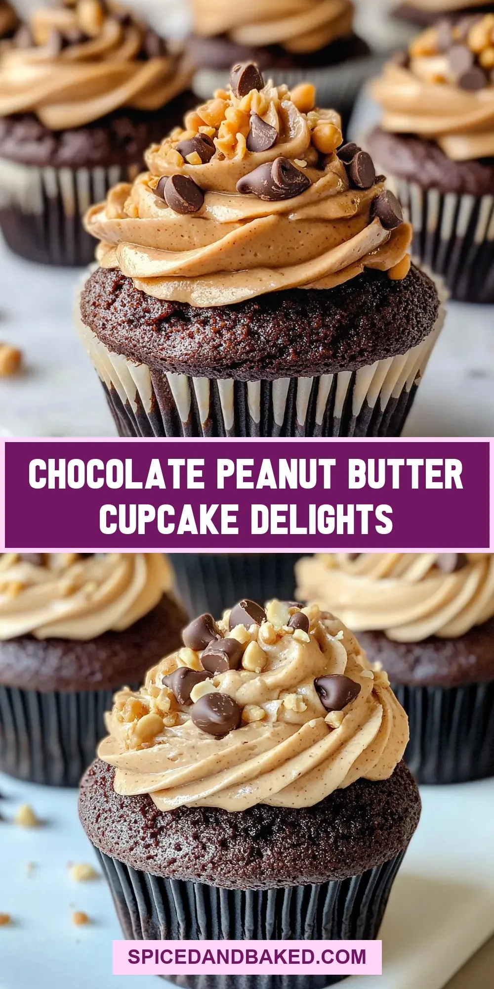 Chocolate Peanut Butter Cupcake Delights Recipe
