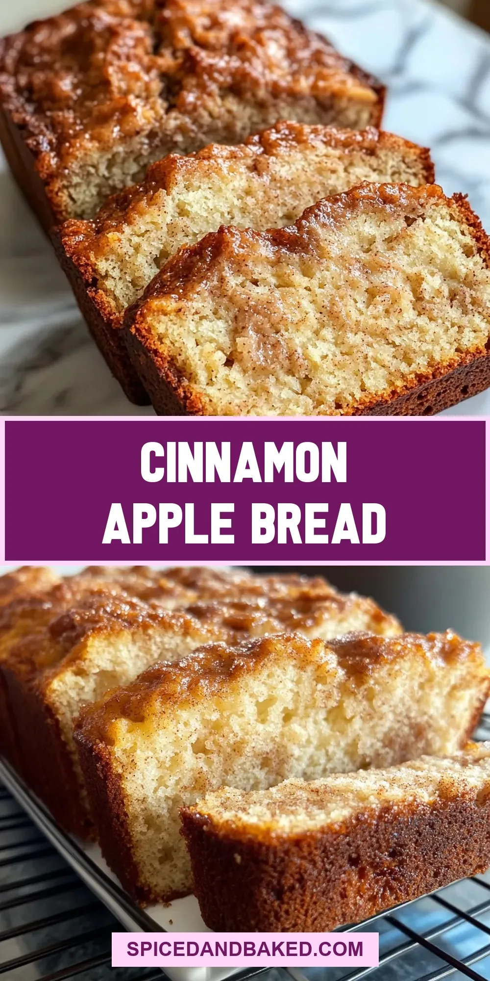 Perfect Cinnamon Apple Bread