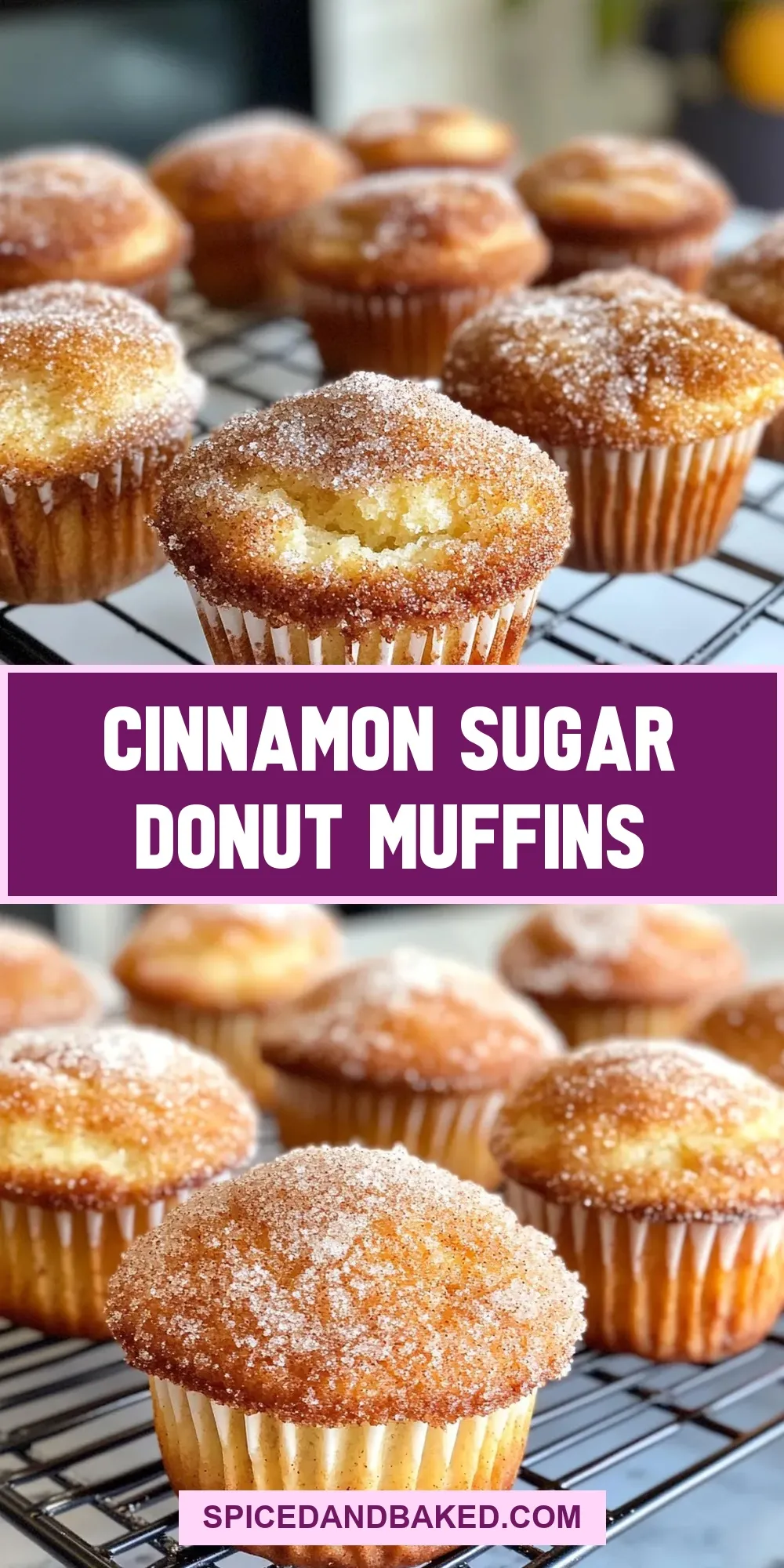 Easy Cinnamon Sugar Donut Muffins Recipe