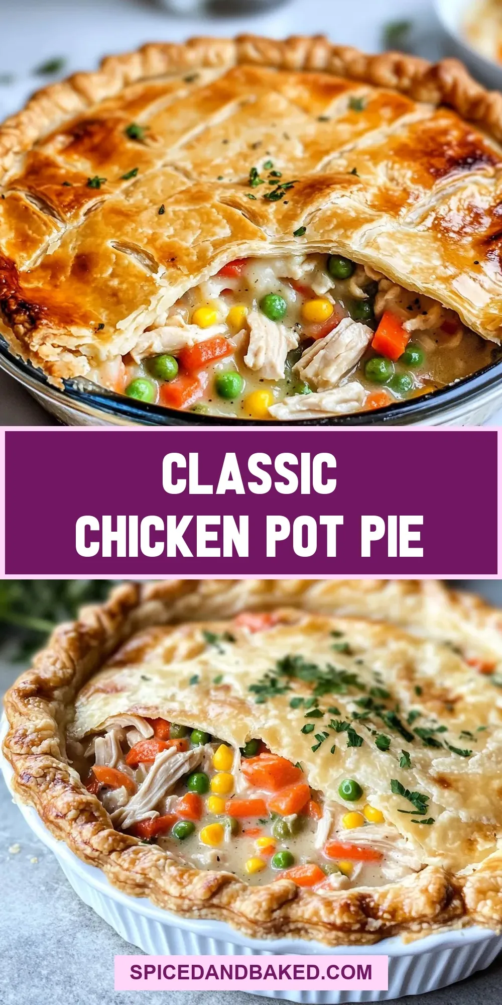 Healthy Classic Chicken Pot Pie