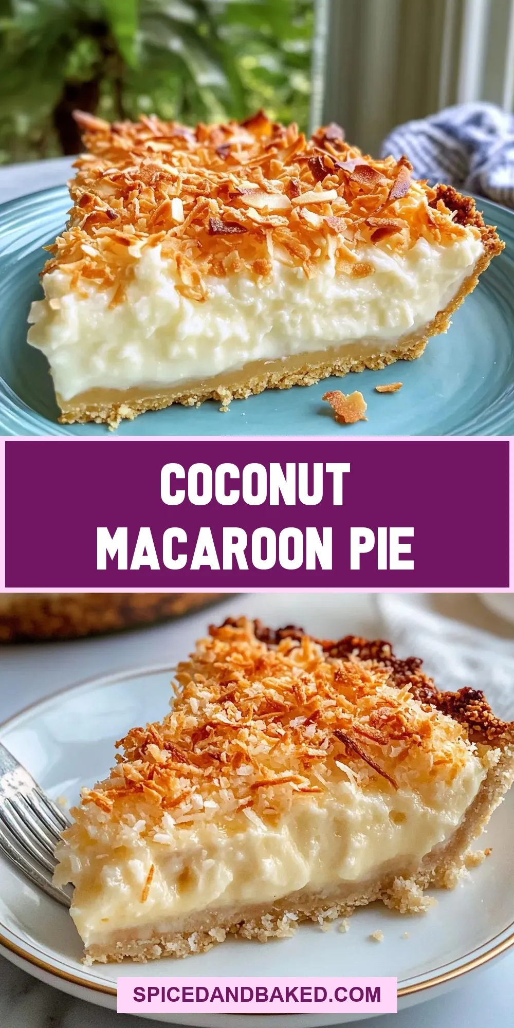 Easy Coconut Macaroon Pie
