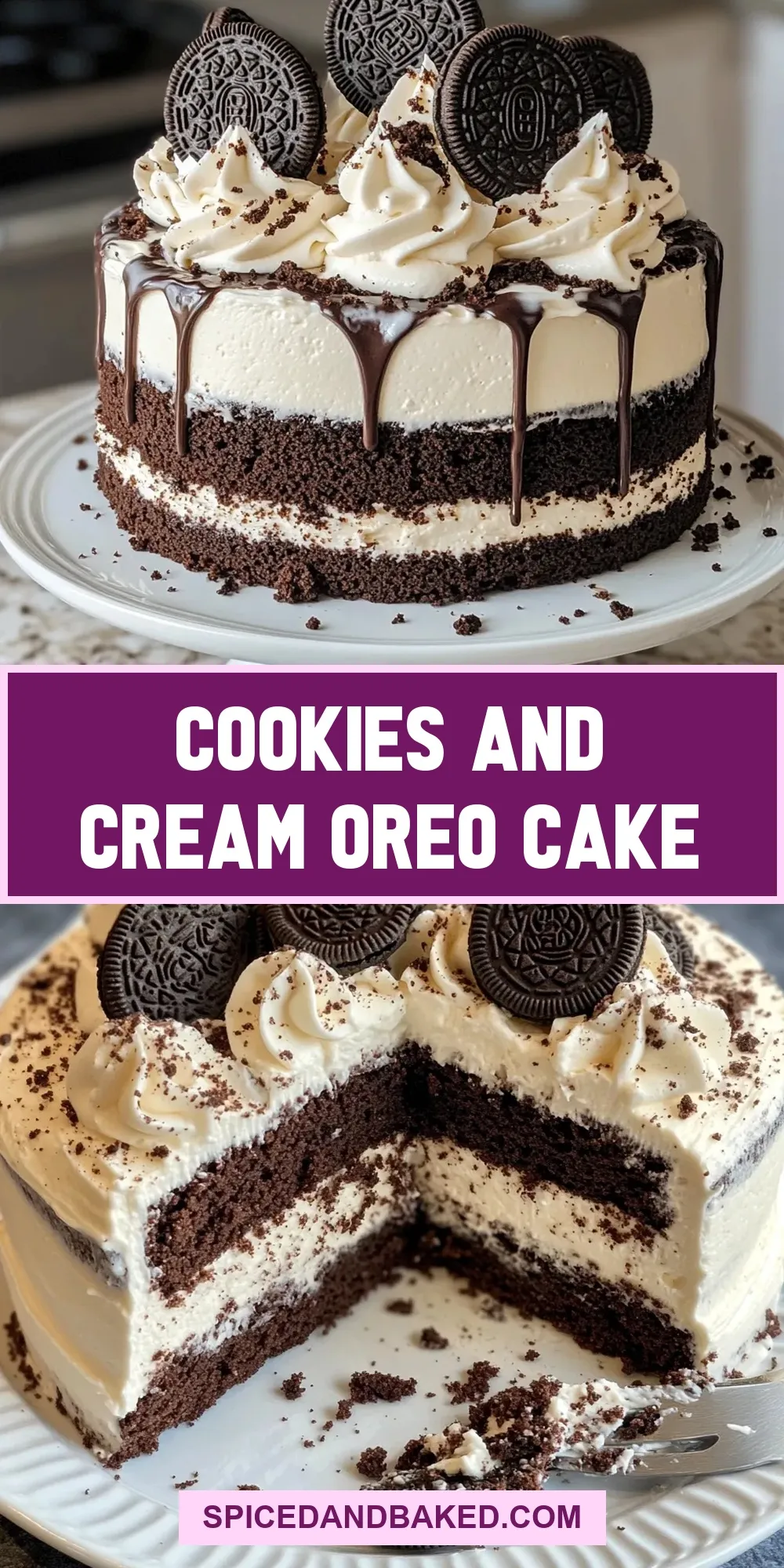 The Best Cookies And Cream Oreo Cake Ever