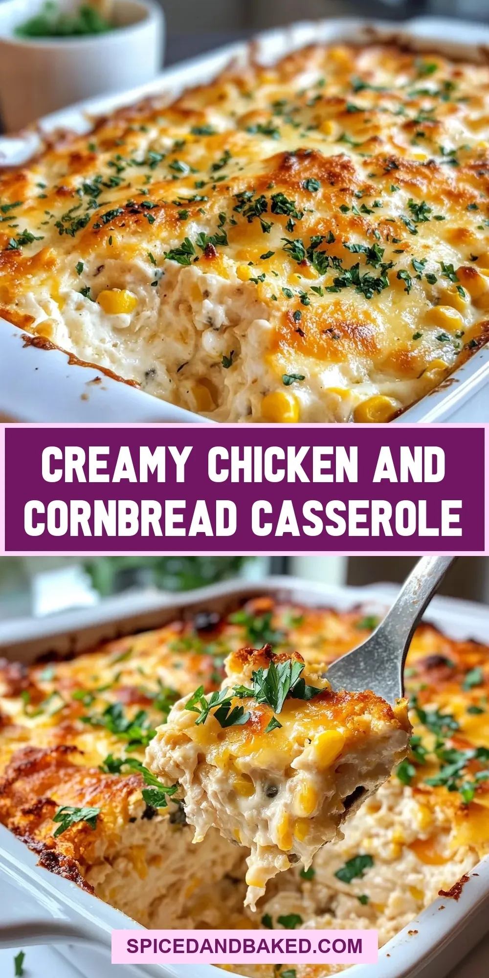 How To Make Healthy Creamy Chicken And Cornbread Casserole