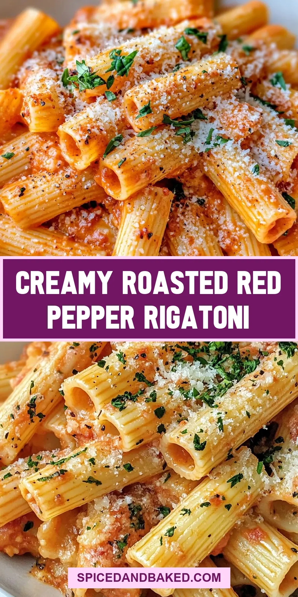 Creamy Roasted Red Pepper Rigatoni (Ultimate & Delicious)
