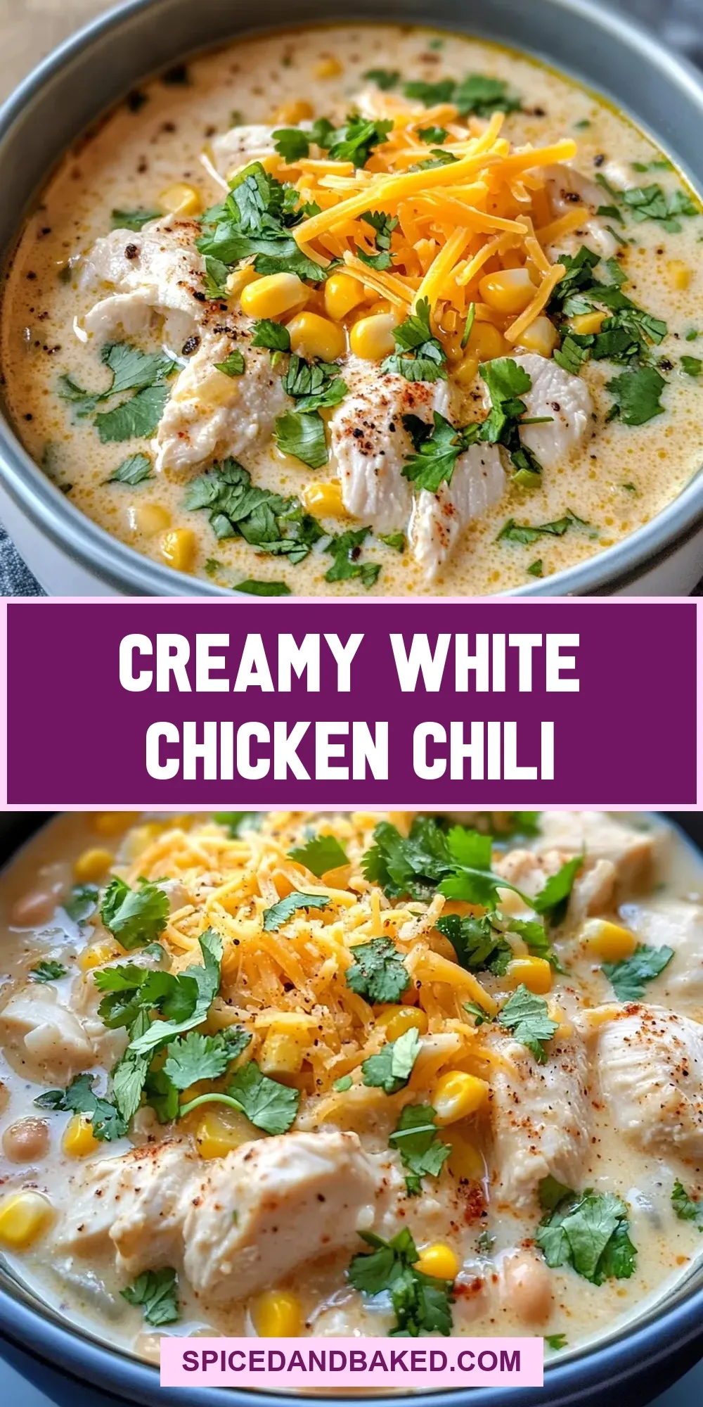 Savory Creamy White Chicken Chili