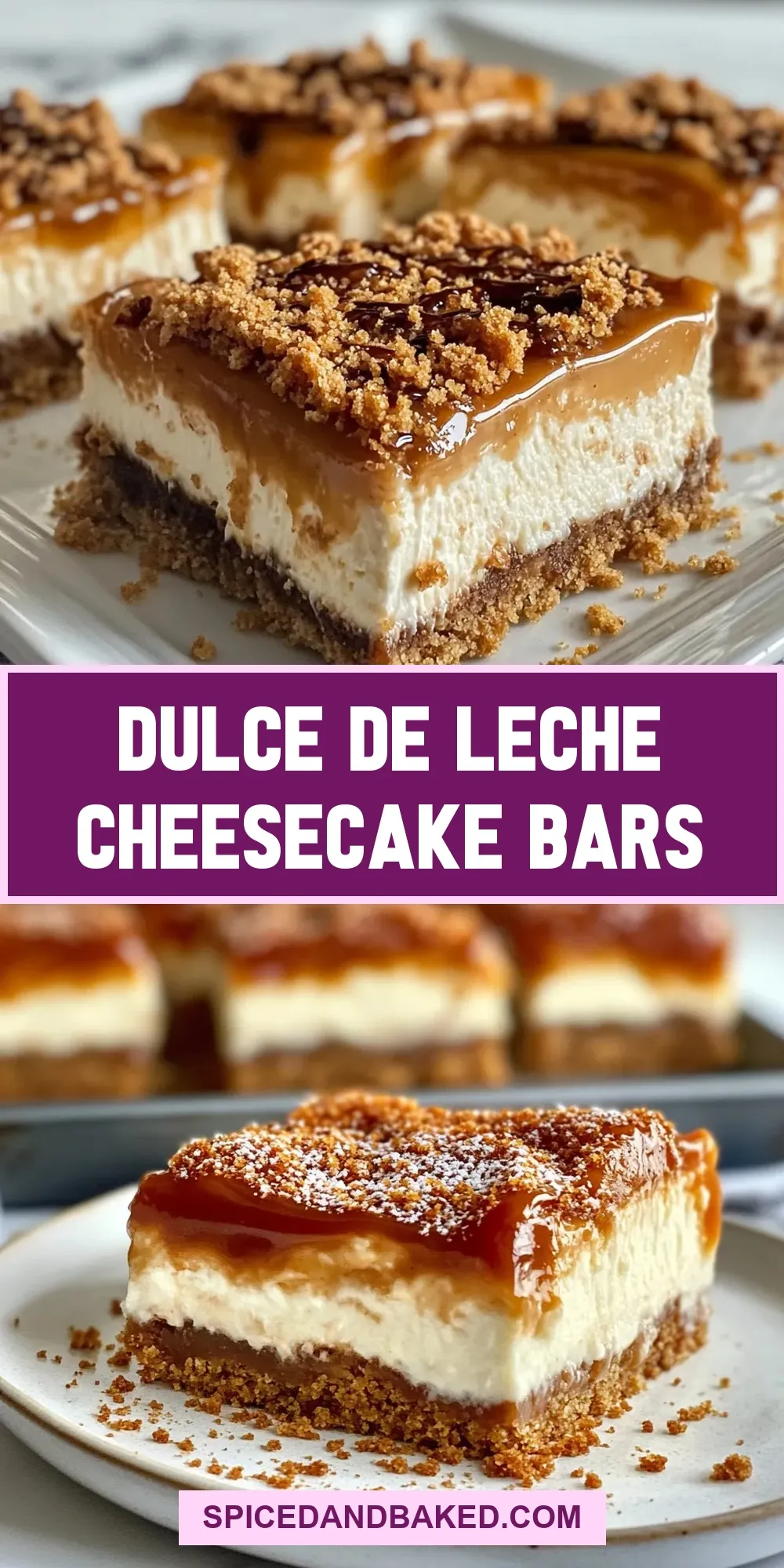 Dulce De Leche Cheesecake Bars Recipe