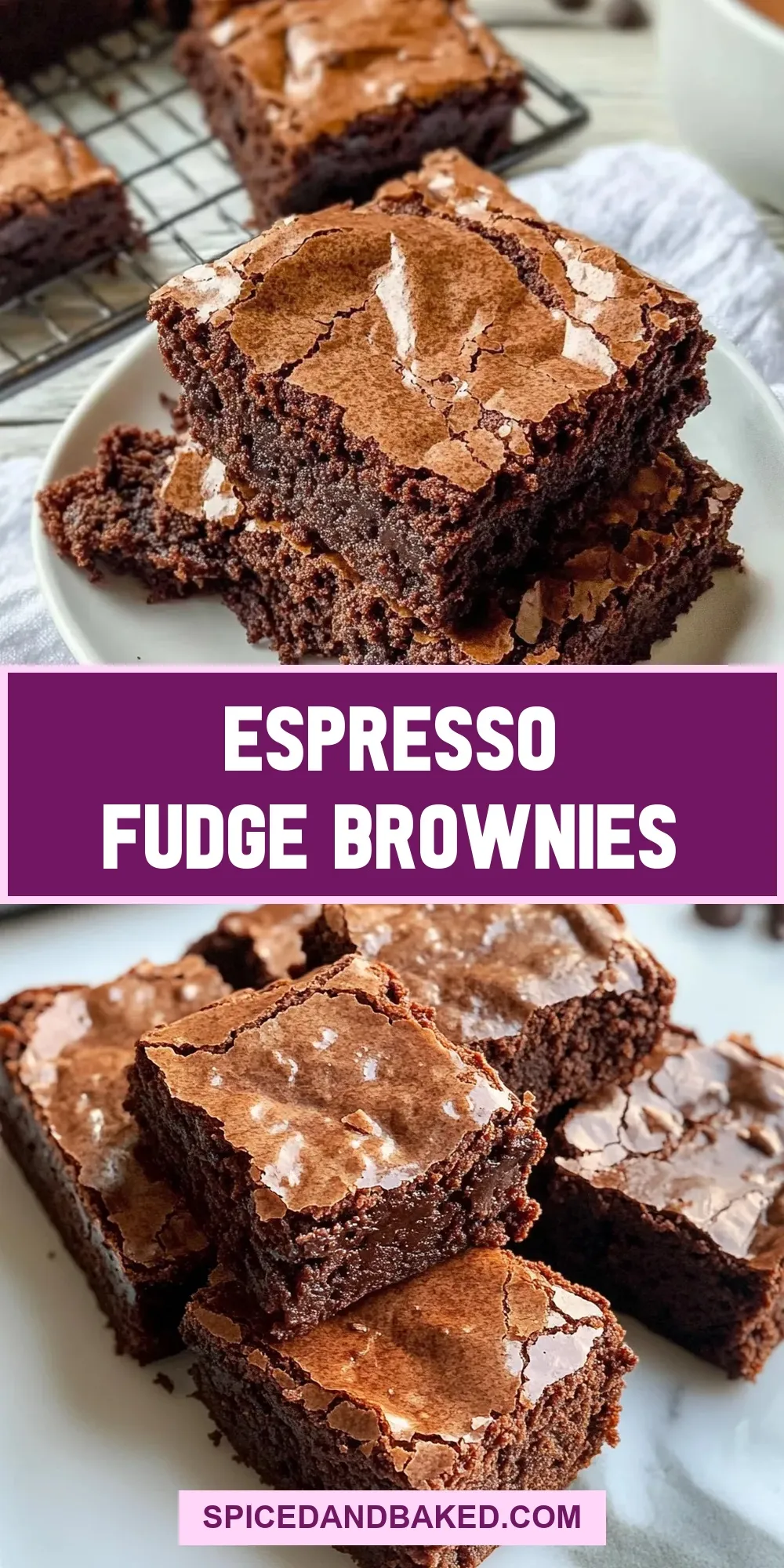 Easy Espresso Fudge Brownies Recipe