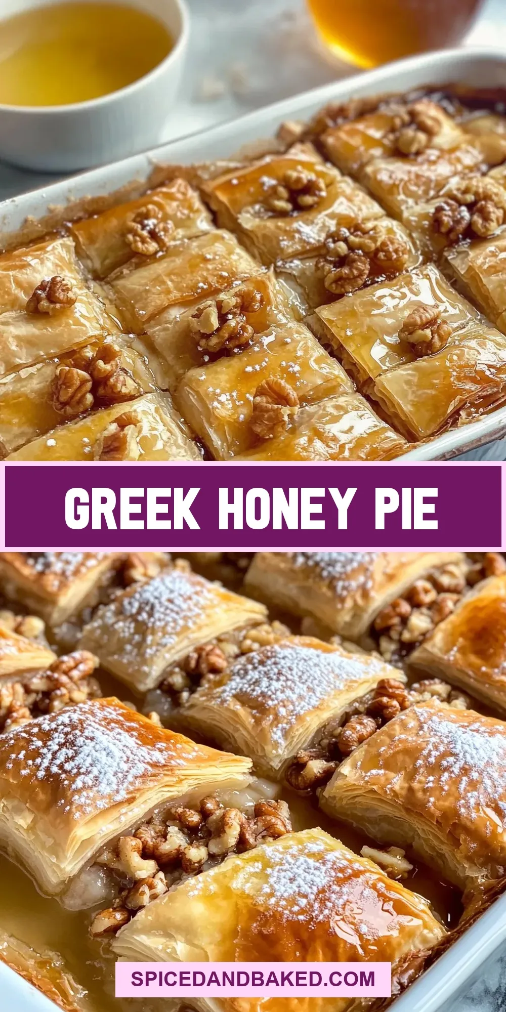 How To Make Easy Greek Honey Pie
