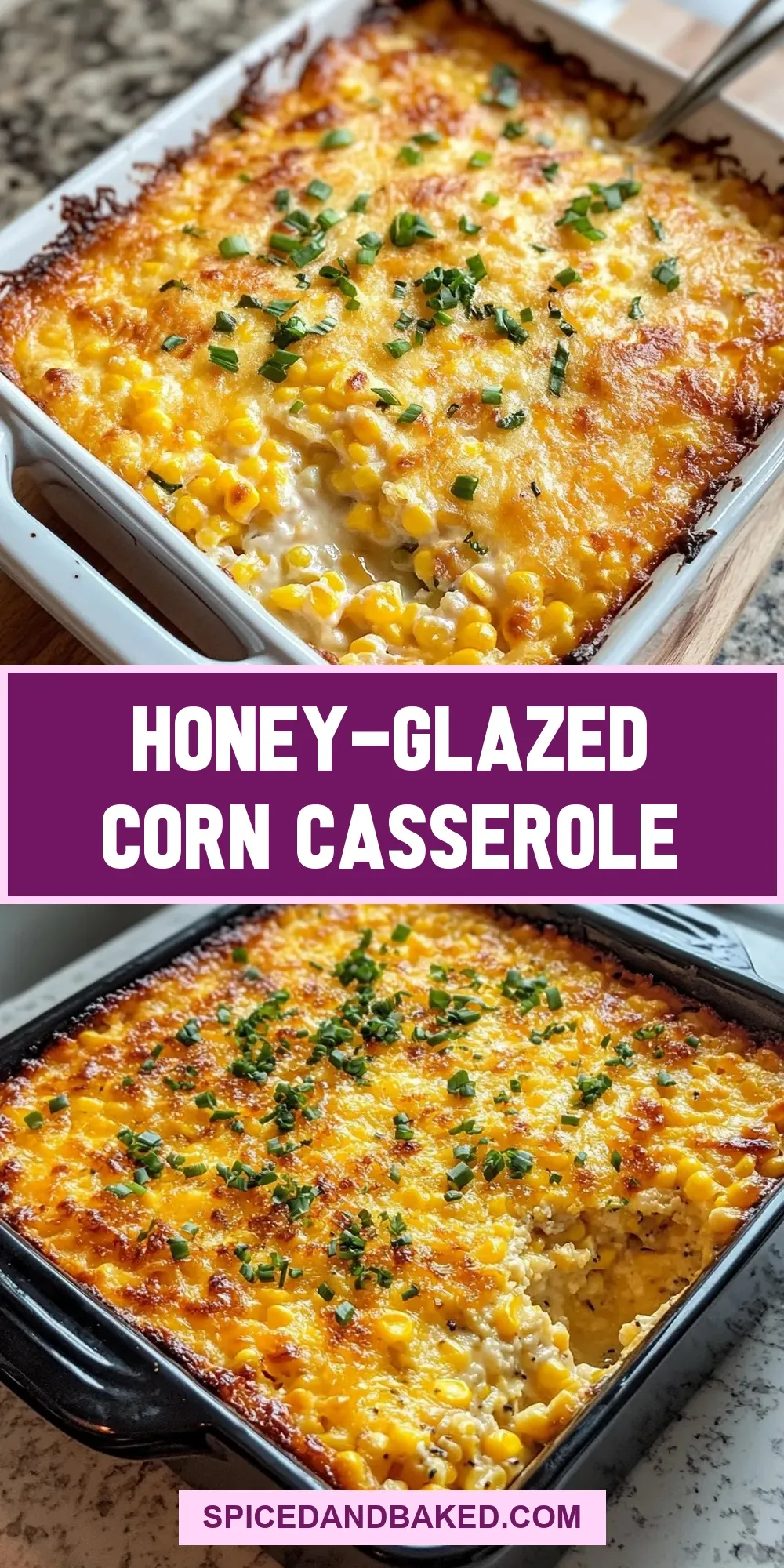 Simple Honey-Glazed Corn Casserole