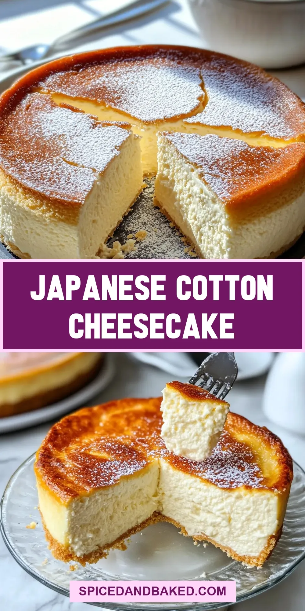 Japanese Cotton Cheesecake Recipe