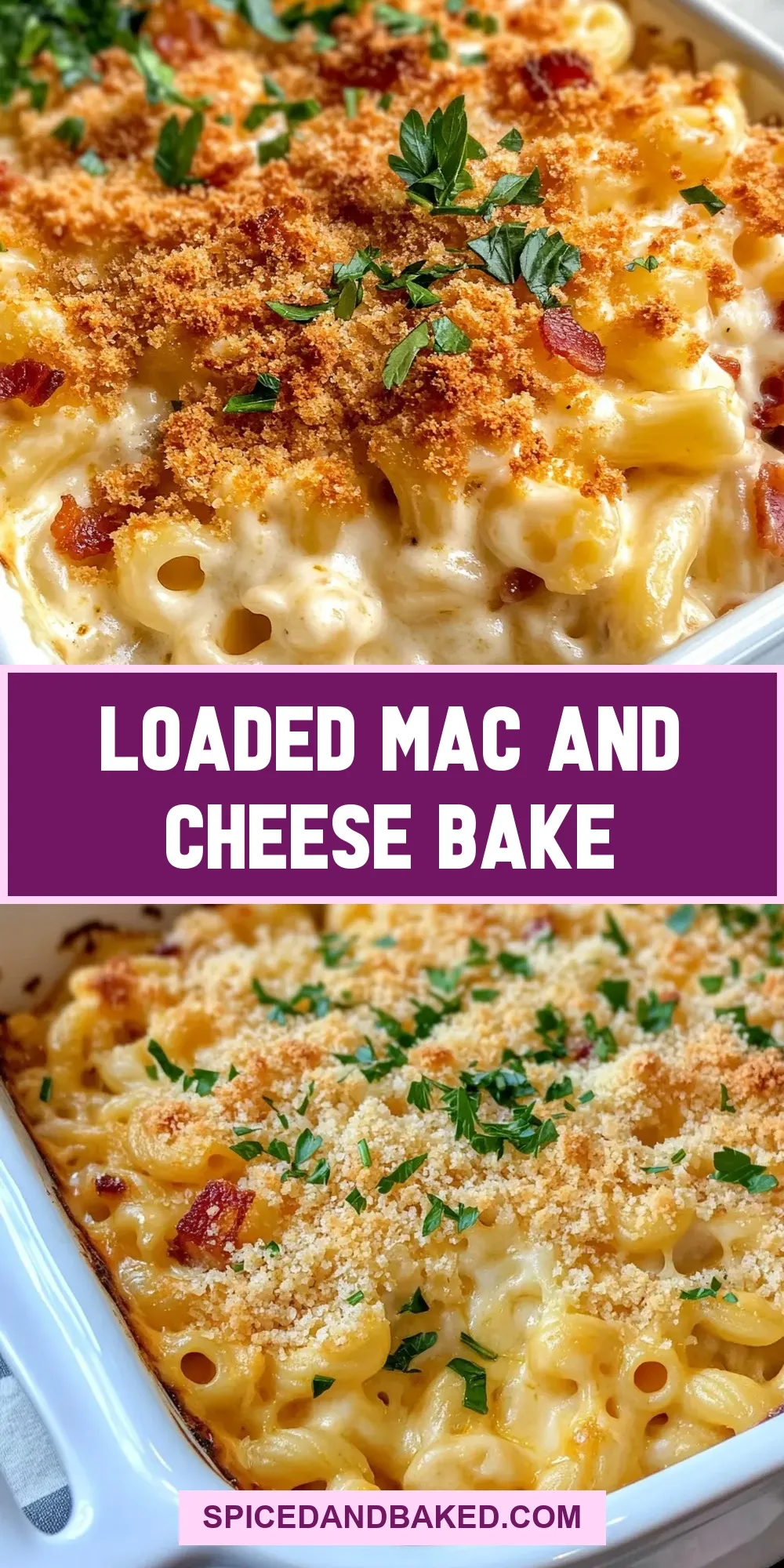 Easy Loaded Mac And Cheese Bake Recipe
