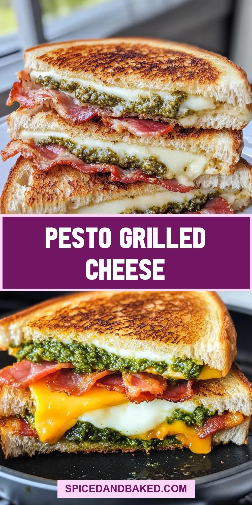 Easy Pesto Grilled Cheese Recipe