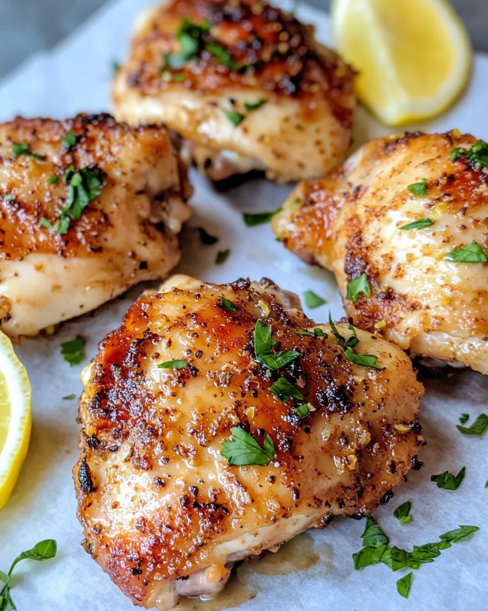 Homemade Air Fryer Lemon Pepper Chicken Thighs recipe photo