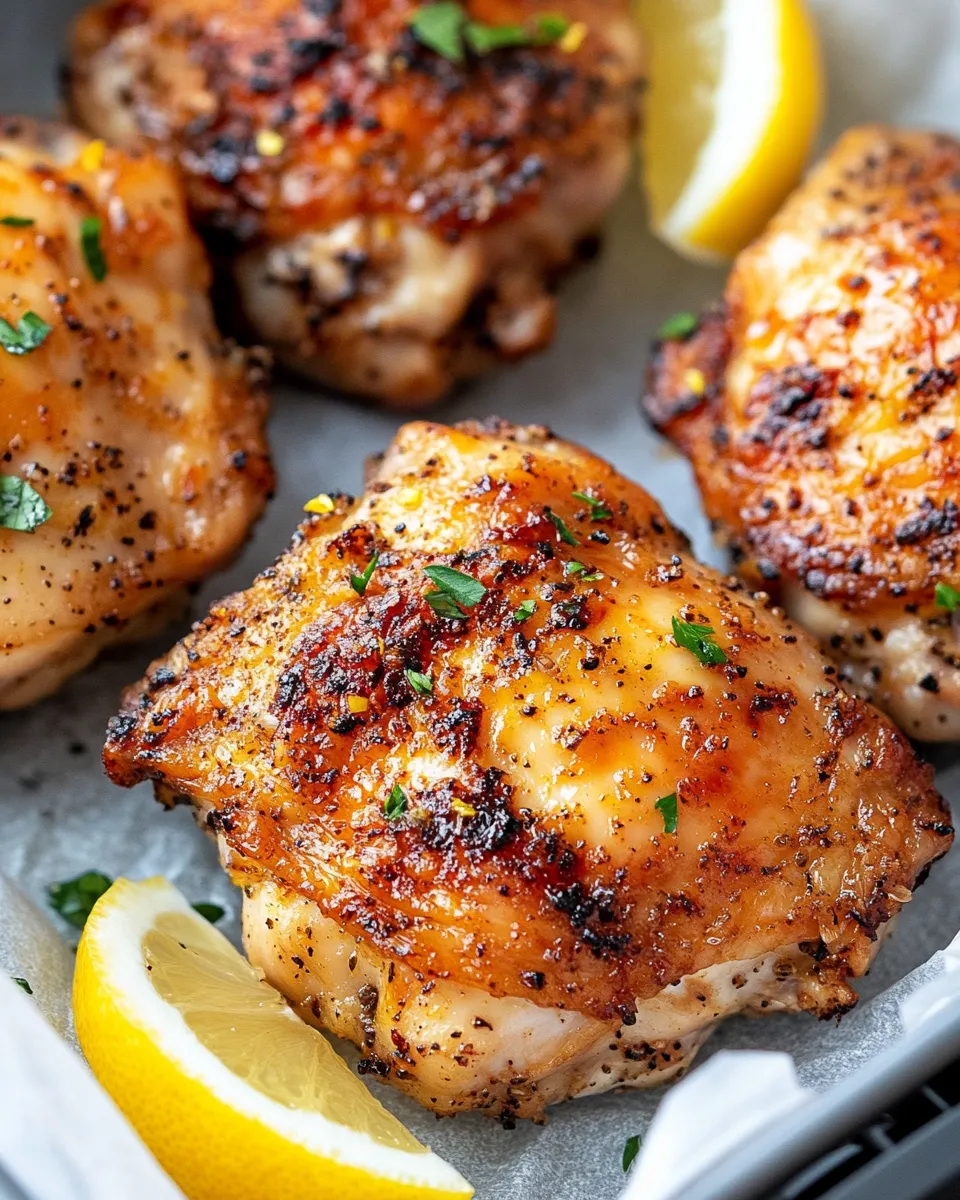 Delicious Air Fryer Lemon Pepper Chicken Thighs picture