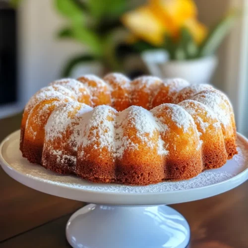 Homemade Apple Cider Donut Cake with Cinnamon Sugar photo